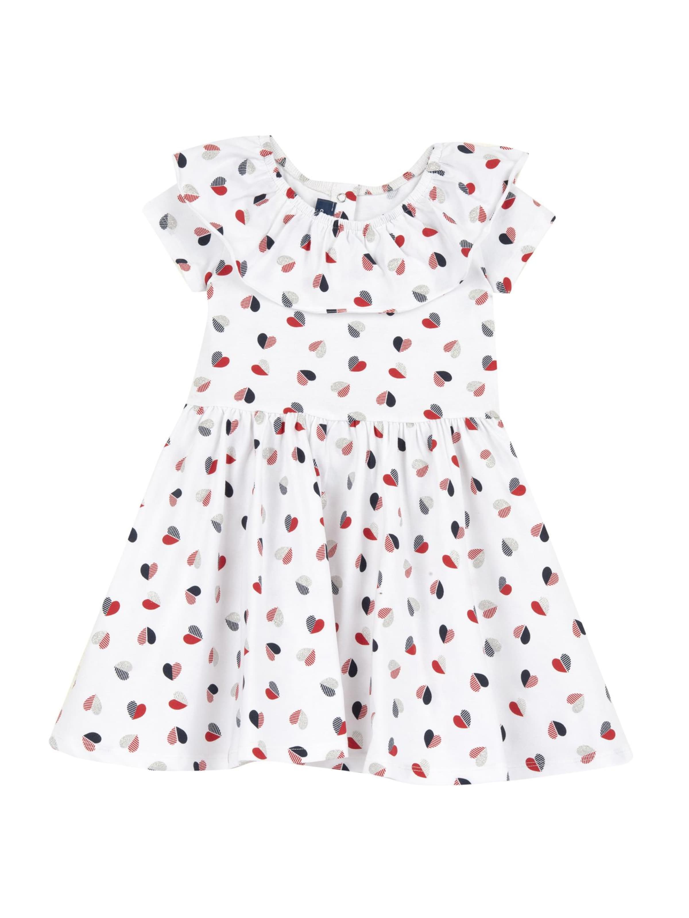 Chicco Φόρεμα σε λευκό: μπροστά