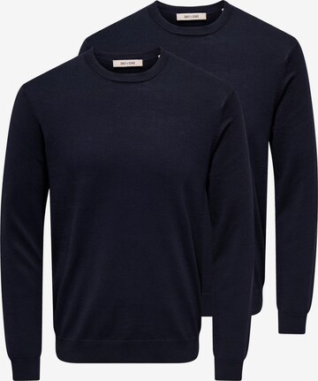 Only & Sons Trui 'Wyler' in Blauw: voorkant