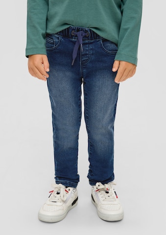 s.Oliver Slimfit Jeans 'Brad' in Blauw: voorkant