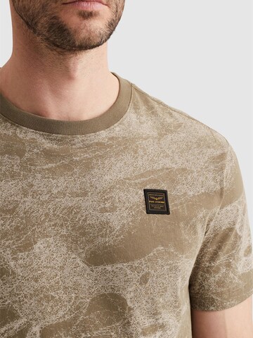 PME Legend - Camiseta 'T-shirt in soft jersey with allover print' en verde