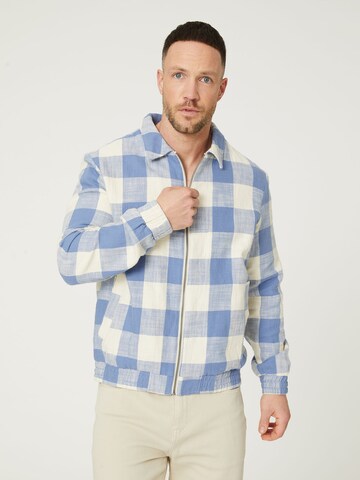 DAN FOX APPAREL Between-Season Jacket 'Ilja' in Blue: front