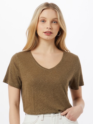 T-shirt basic apparel en vert : devant