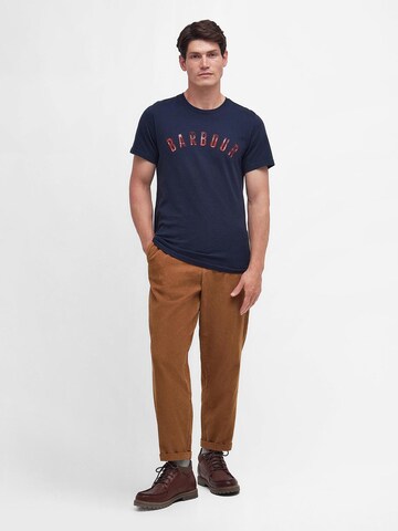 T-Shirt 'Ancroft' Barbour en bleu