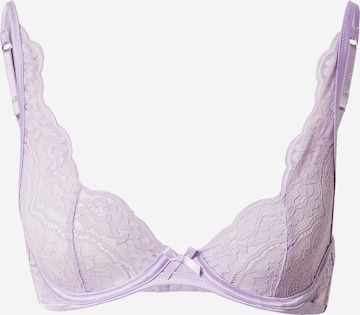 Hunkemöller Háromszög Melltartó 'Blaise' - lila: elől