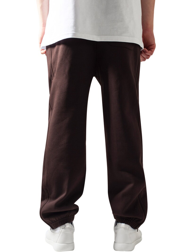 Tracksuit Pants Urban Classics Big & Tall Tracksuit pants Chestnut Brown
