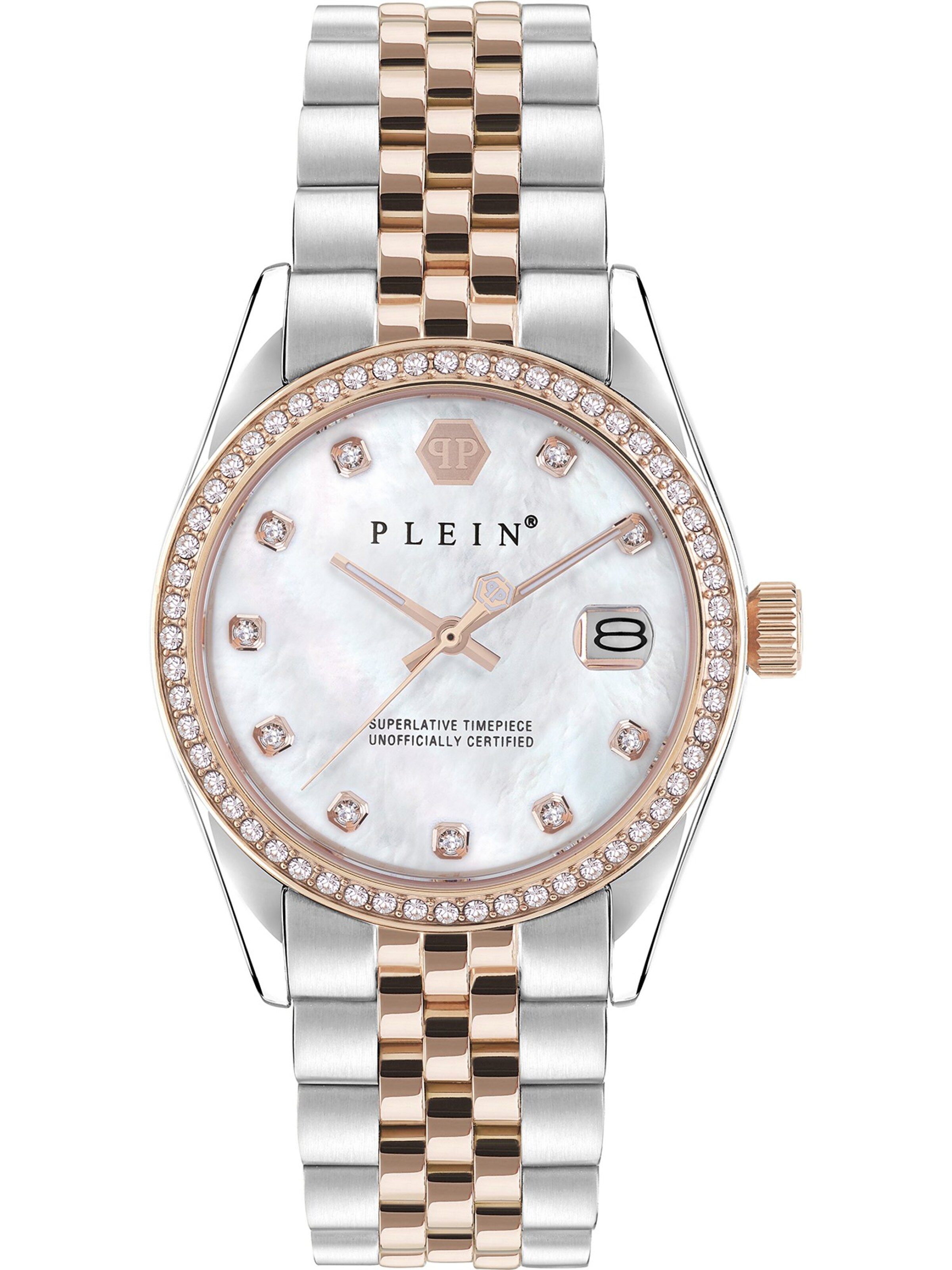 Philipp Plein Analog Watch in Silver: front