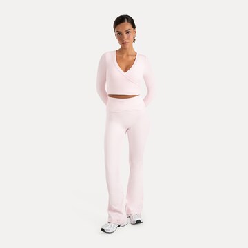 évasé Leggings ' Florea ' Smilodox en rose