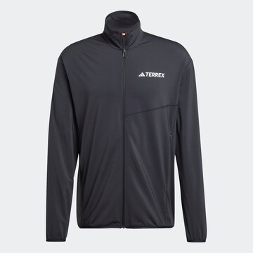 ADIDAS TERREX Fleecejacke in Schwarz