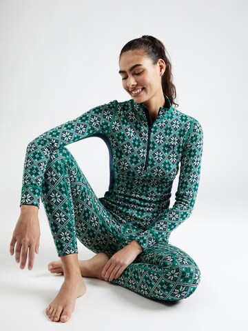 KariTraa Base Layer 'ROSE' i grøn