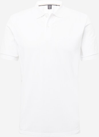 T-Shirt BOSS Black en blanc : devant