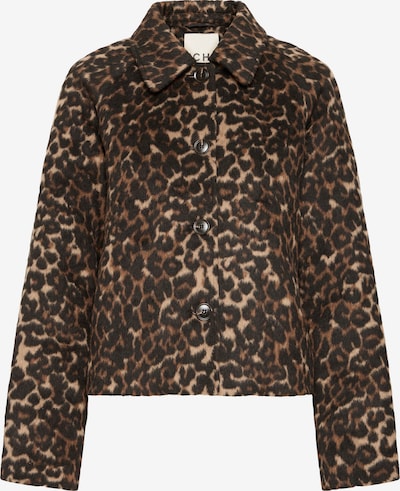 ICHI Between-season jacket 'IHWoola' in XS in Brown / Brocade / Black, Item view