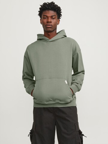 JACK & JONES Sweatshirt 'JCOCollective' in Green: front