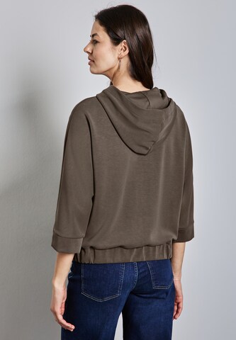 STREET ONE Sweatjacke in Braun