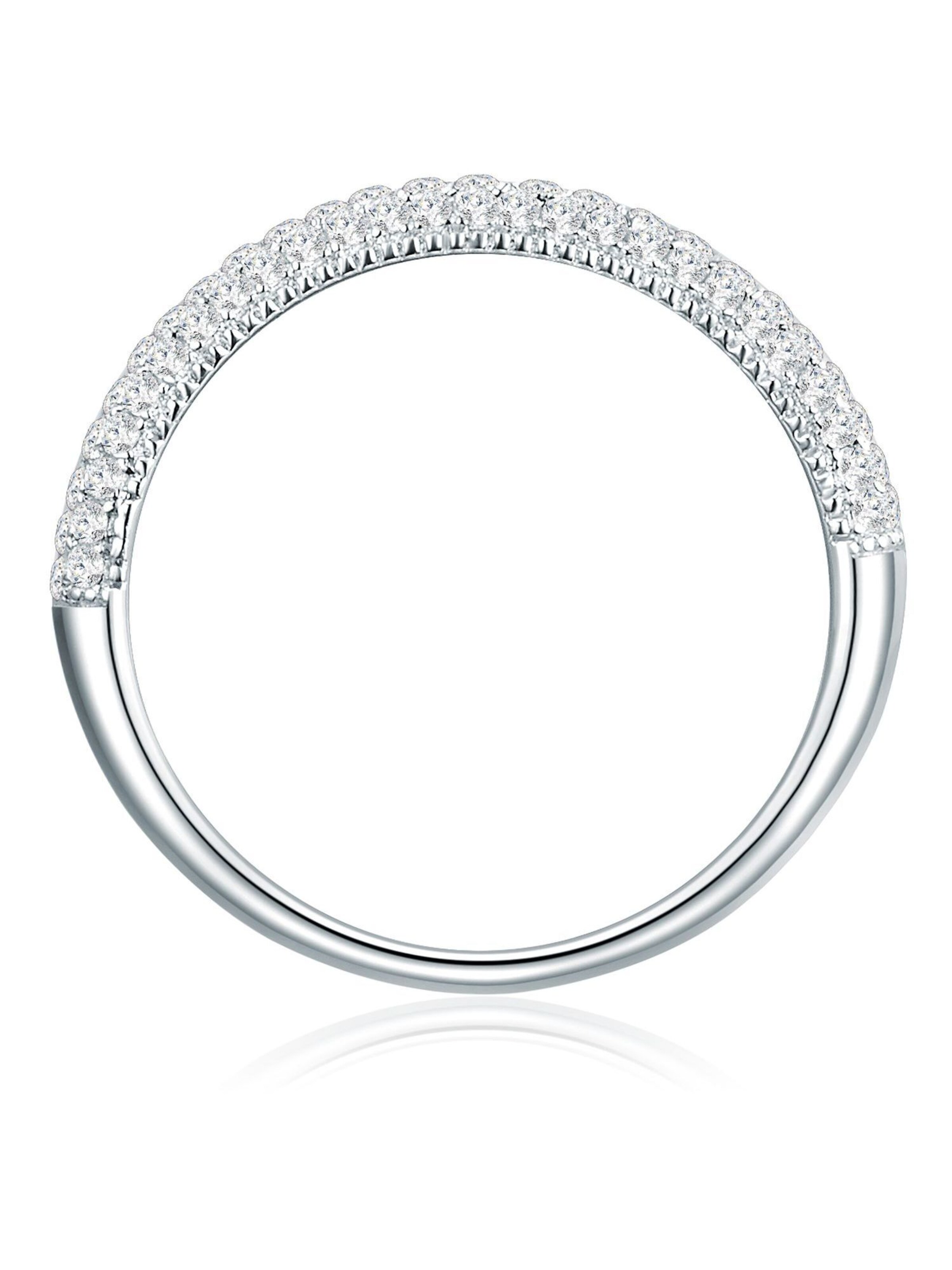 Trilani Ring in Silver: front