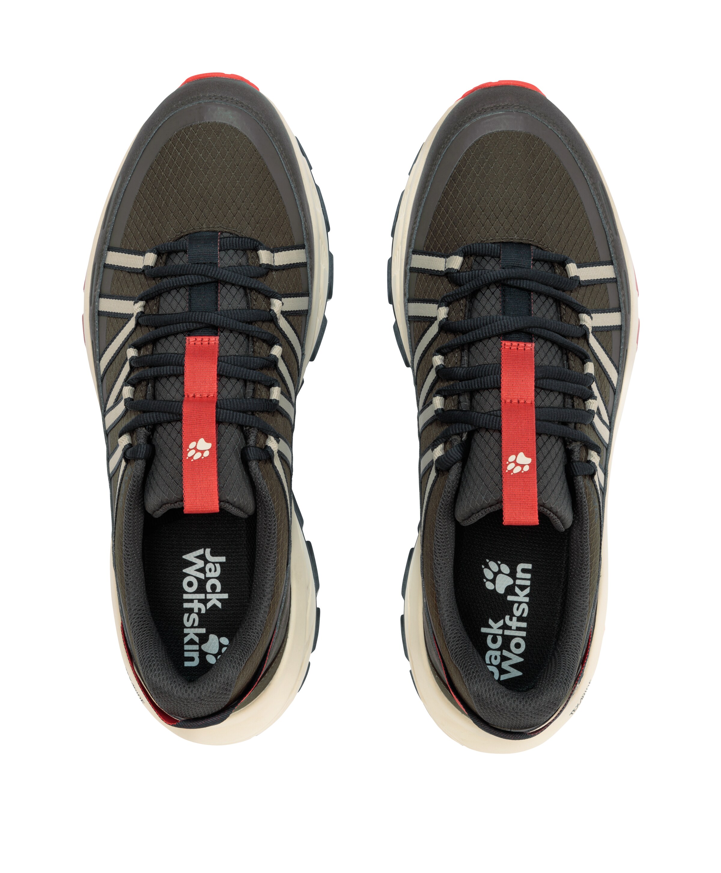 JACK WOLFSKIN Flats in Green