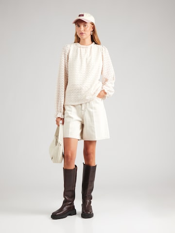 VILA - Blusa 'VIMOKA' en beige