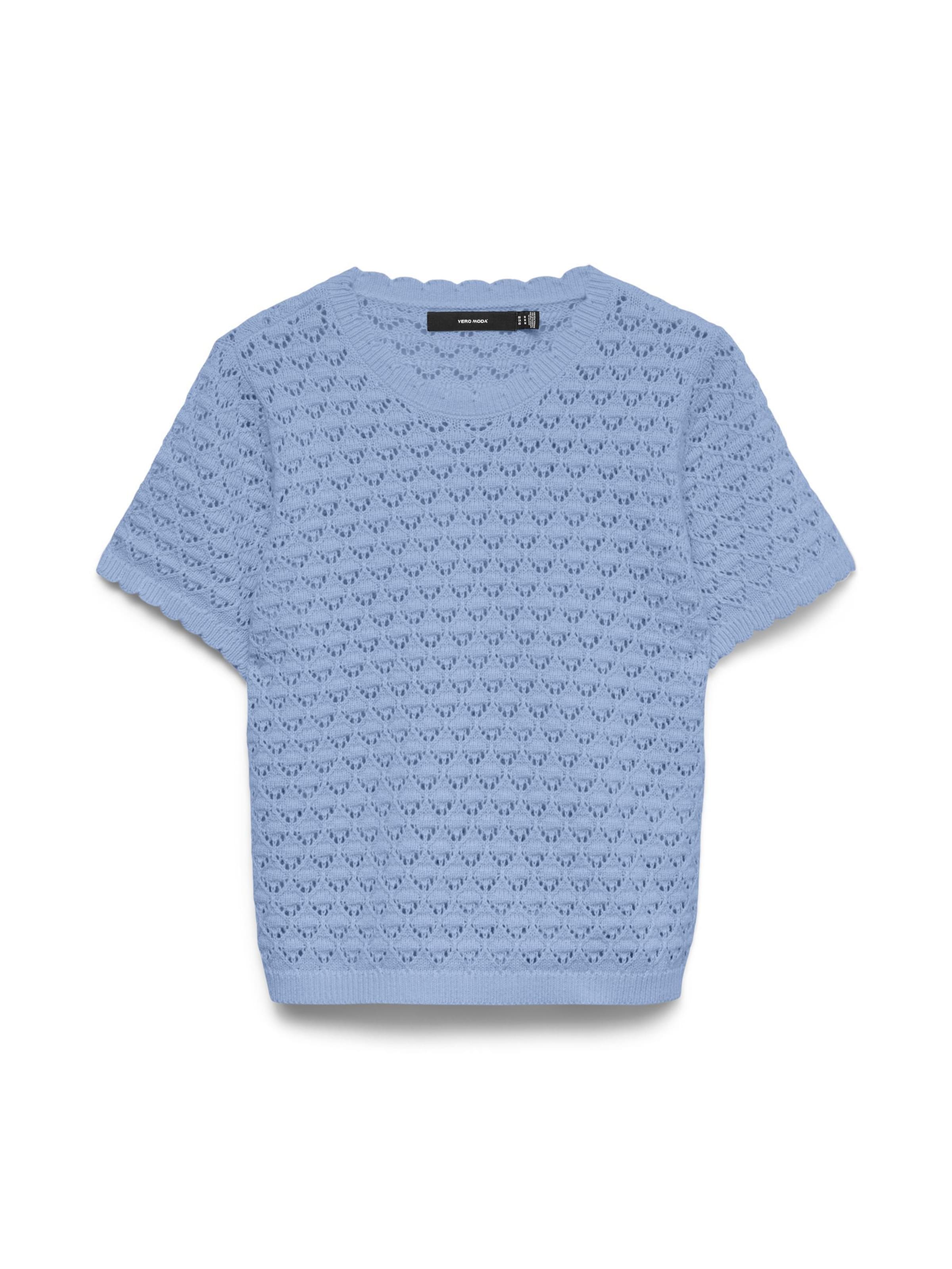 VERO MODA Shirt 'VMJaqueline' in Blue: front