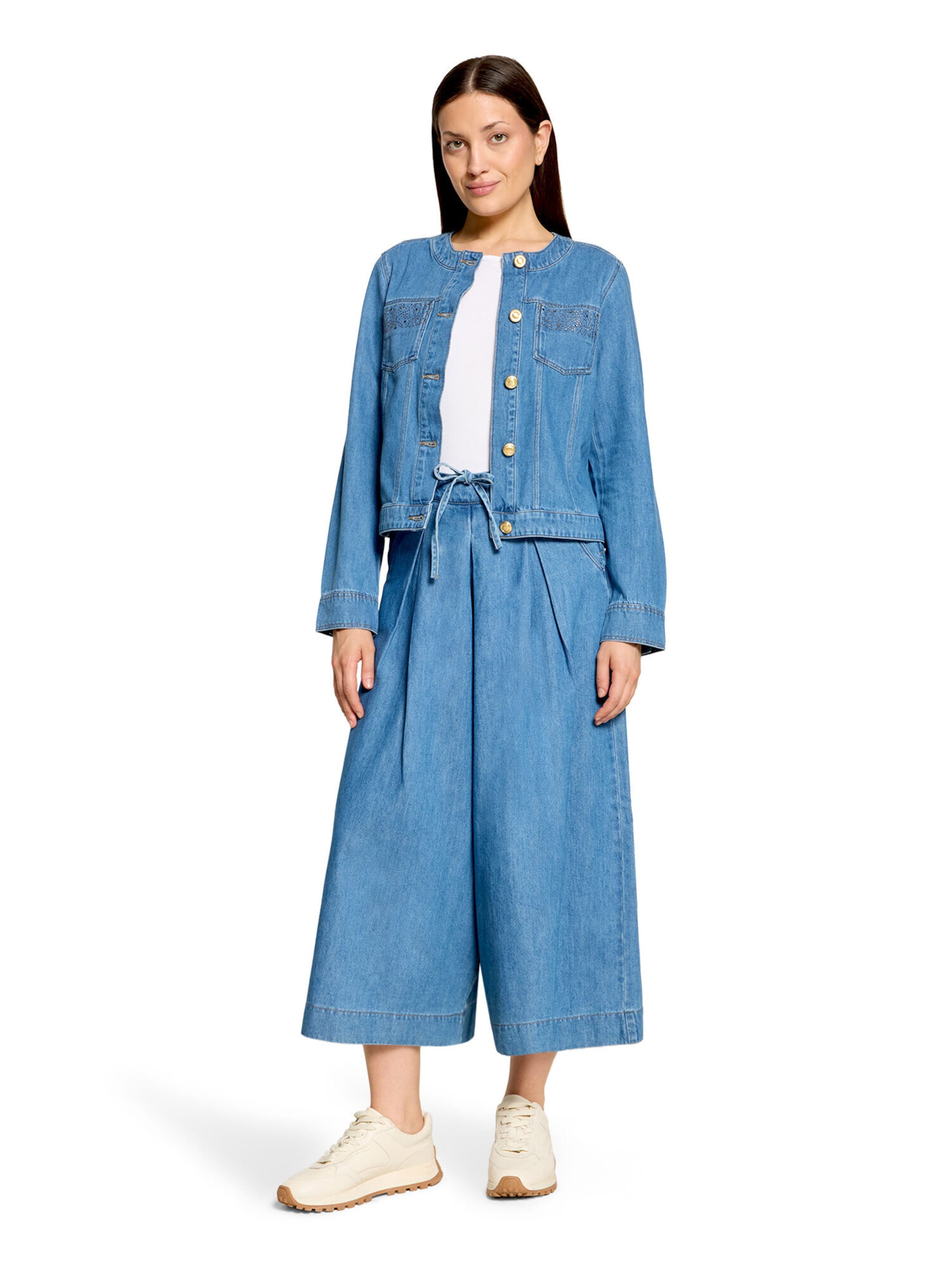 Wide leg Pantaloni di Betty Barclay in blu: frontale