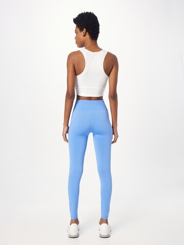 ADIDAS SPORTSWEAR Skinny Športne hlače 'Aero' | modra barva