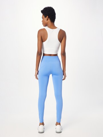 ADIDAS SPORTSWEAR Skinny Sporthose 'Aero' in Blau