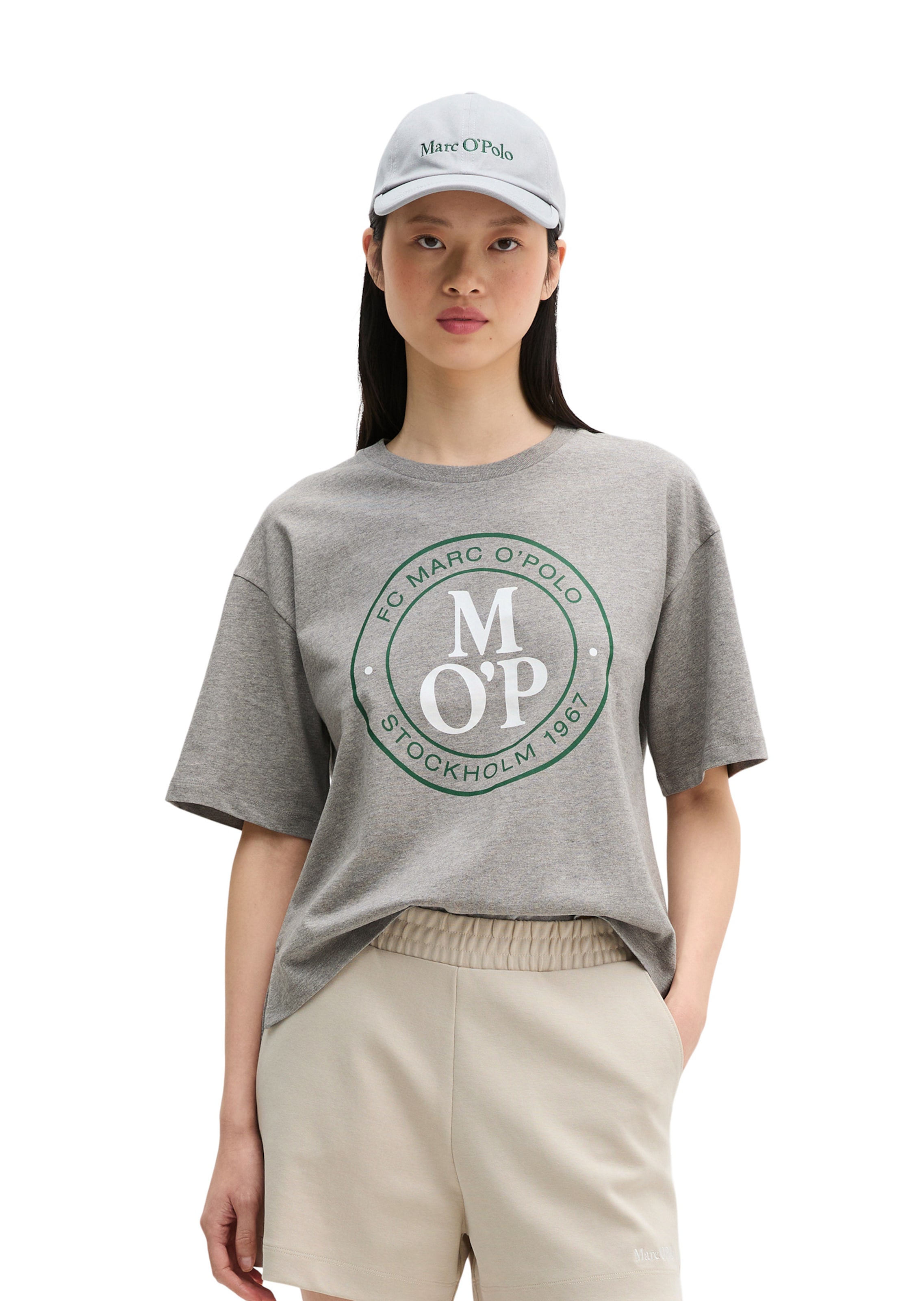 Marc O'Polo Shirt in Grijs: voorkant