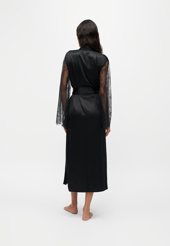 Hunkemöller - Albornoz largo 'Camille' en negro