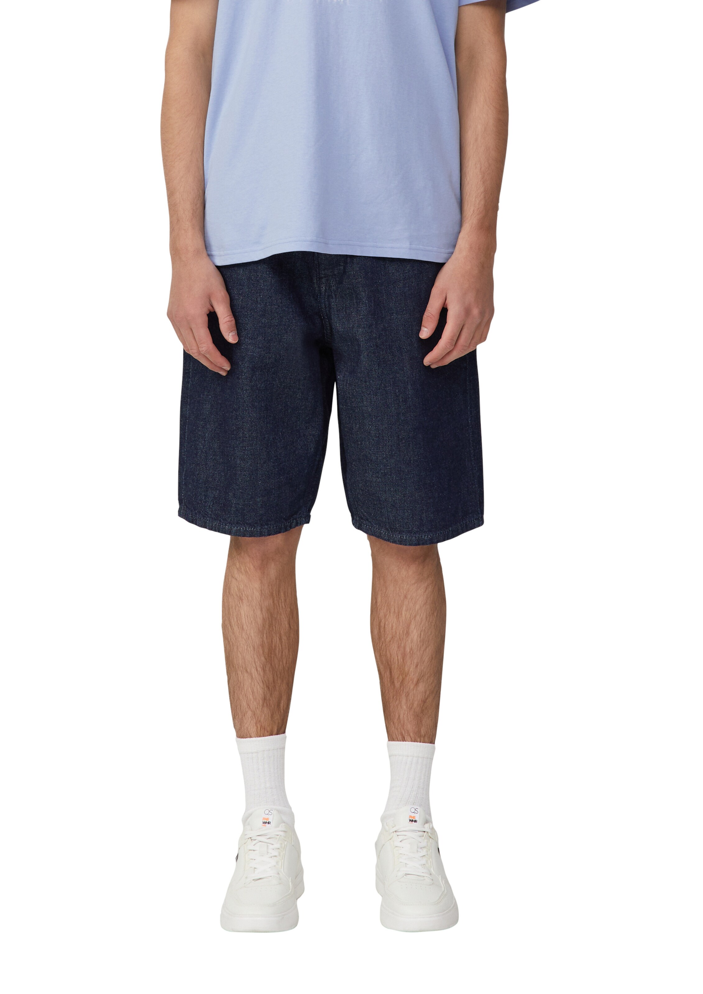QS Regular Shorts in Blau: Vorderseite