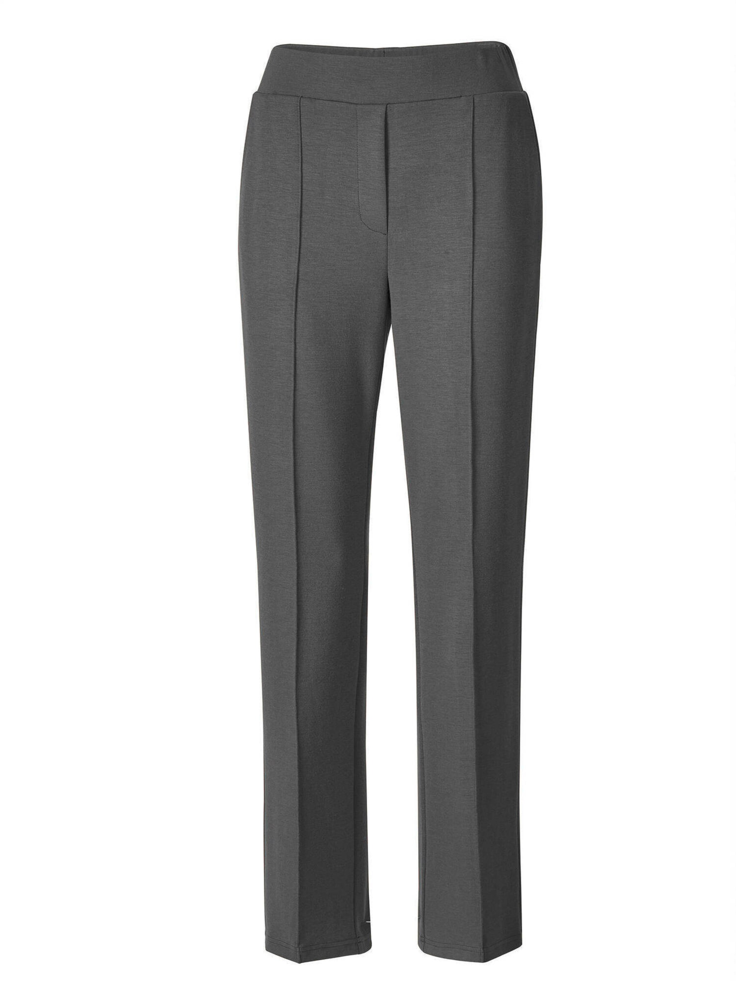 Goldner Regular Hose 'VERA' in Grau: Vorderseite