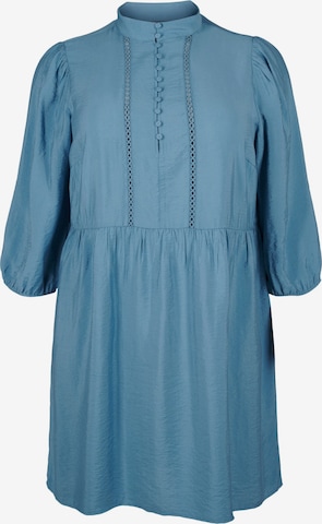 Zizzi Shirt dress 'CAILVY' in Blue: front