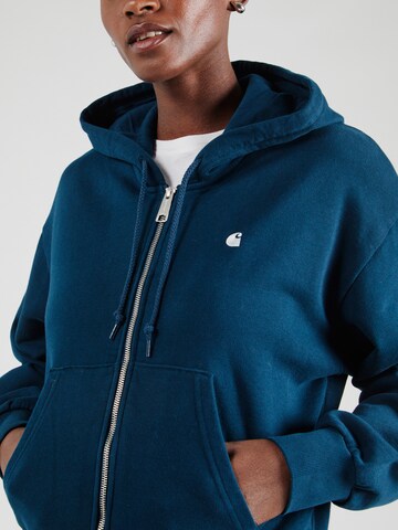 Carhartt WIP Sweatjacke 'Casey' in Blau