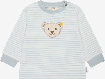 Felpa di Steiff Collection in blu: frontale
