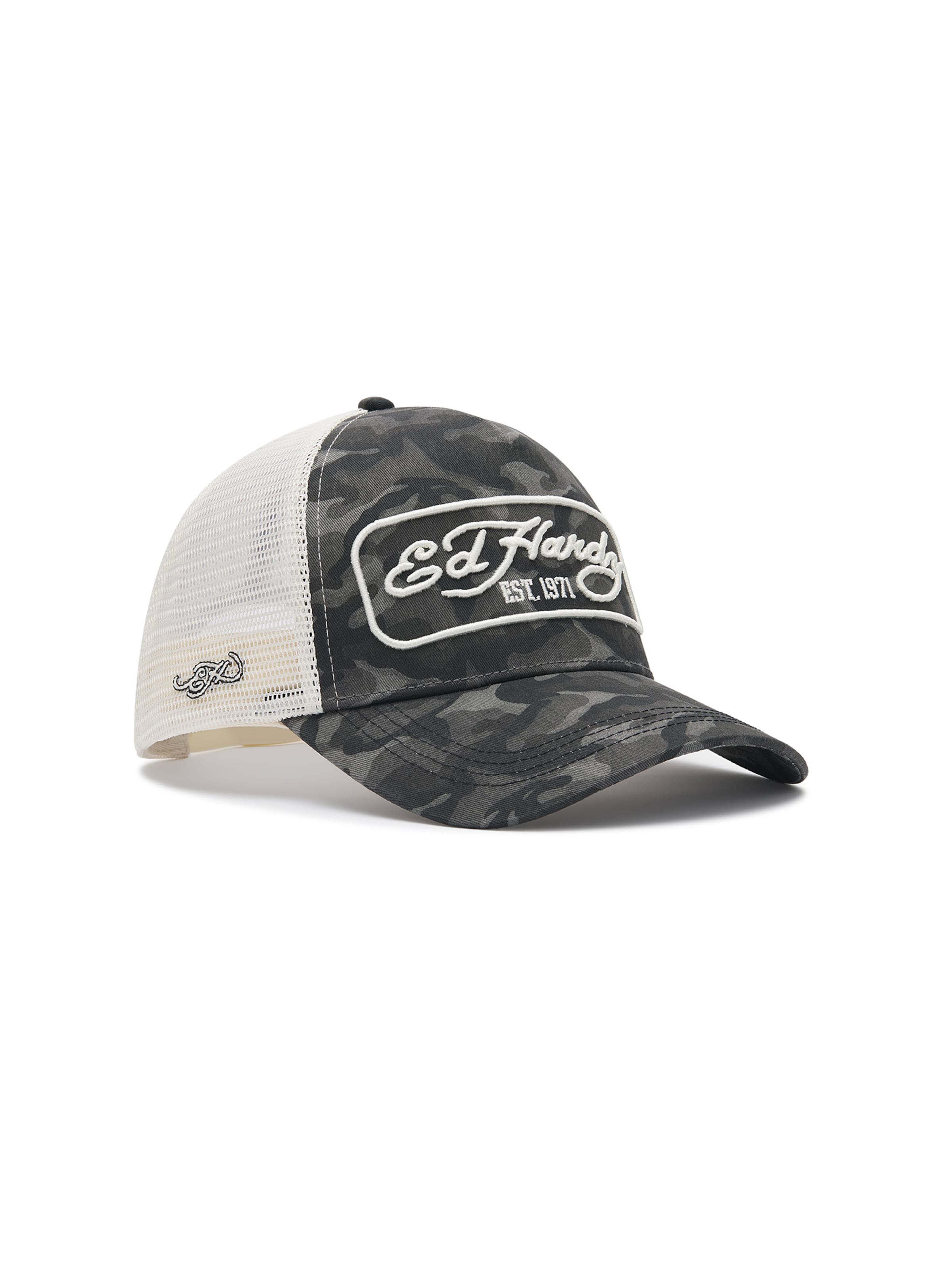 Cappello da baseball '1971' di Ed Hardy in nero