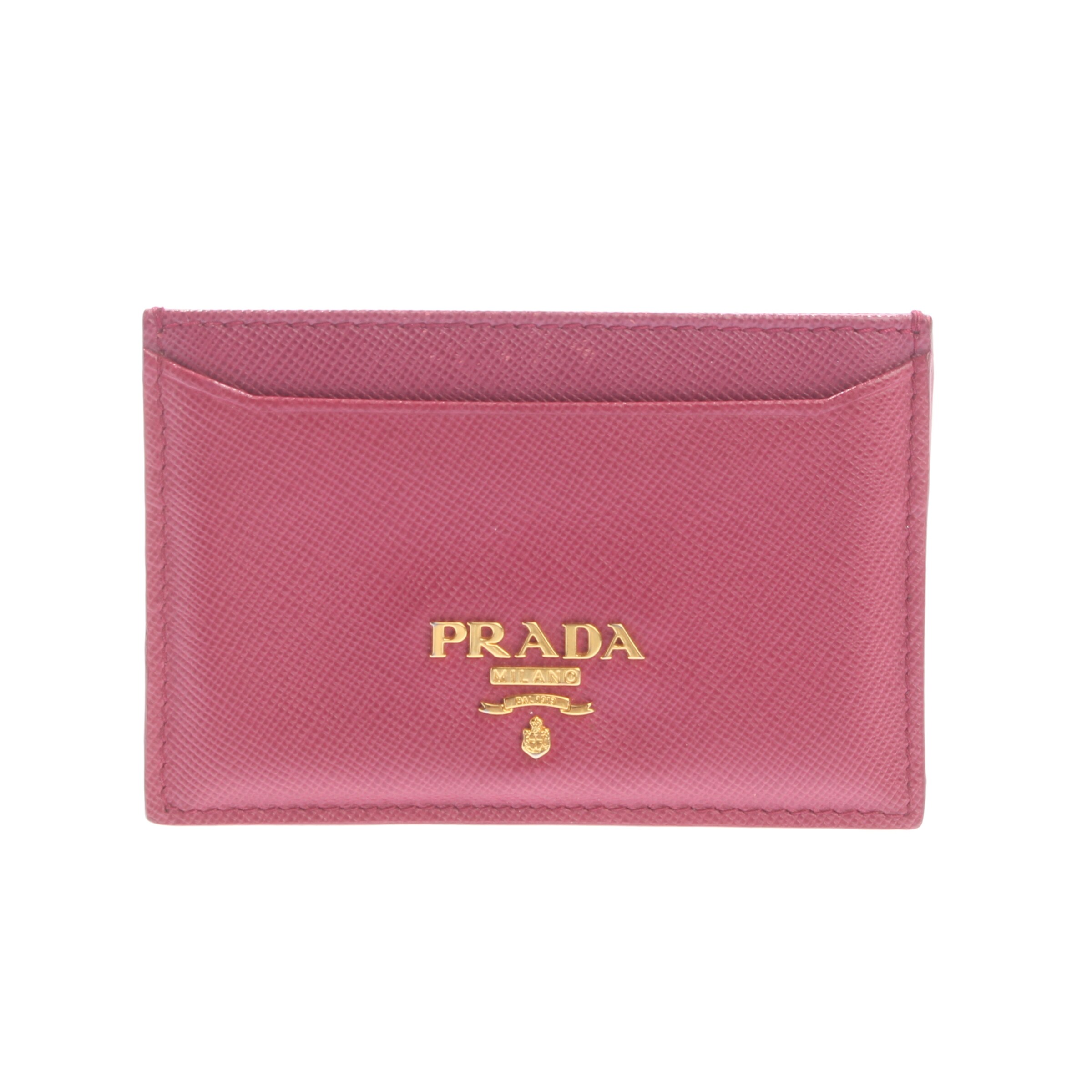 PRADA Small Leather Goods in One size in Red: front