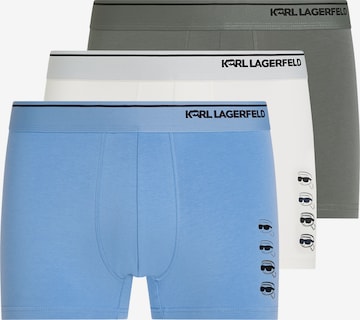 mėlyna Karl Lagerfeld Boxer trumpikės 'Ikon': priekis