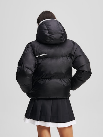Karl Lagerfeld Зимняя куртка 'Ikon' в Черный