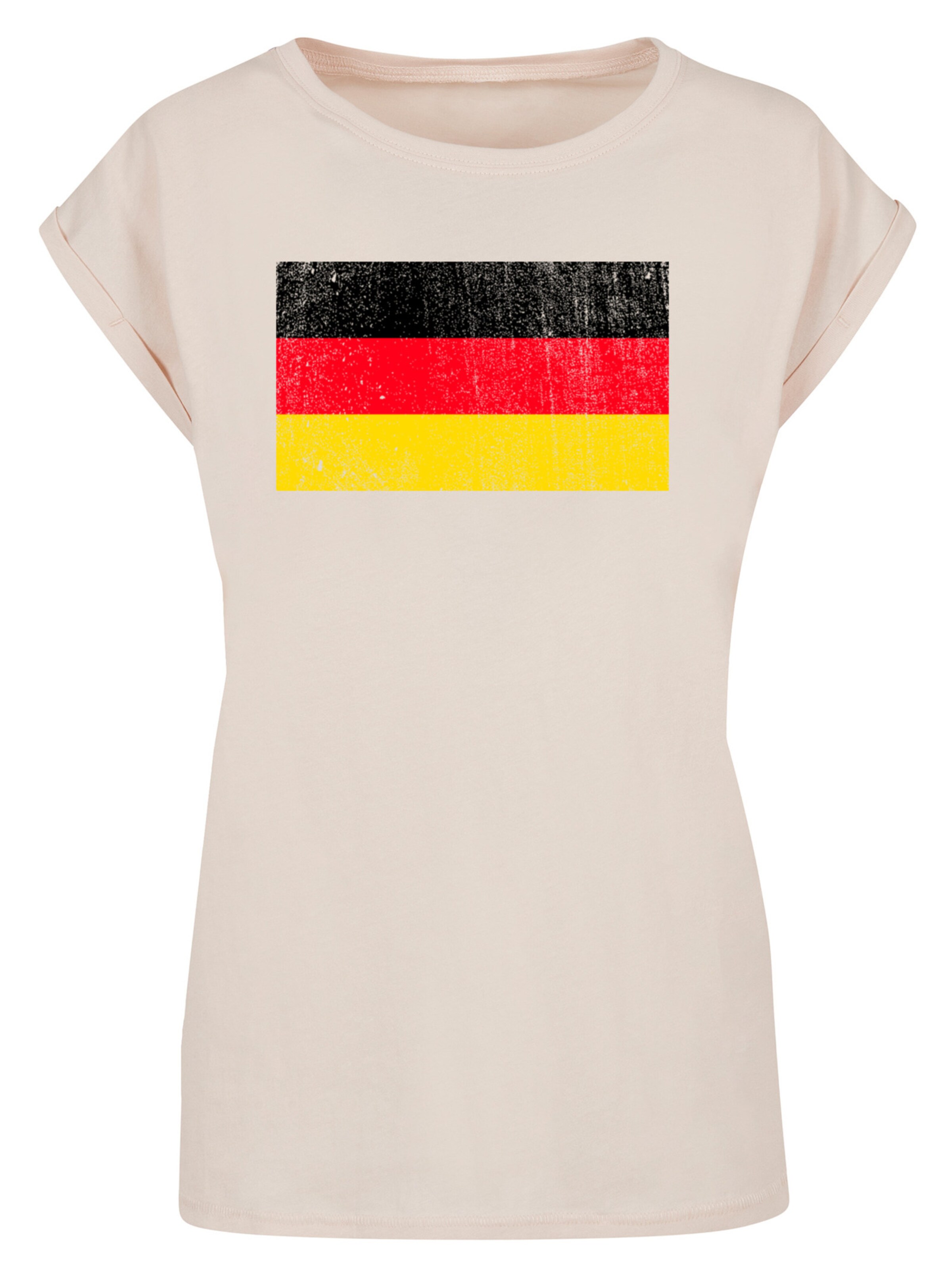 T-shirt F4NT4STIC en beige : devant