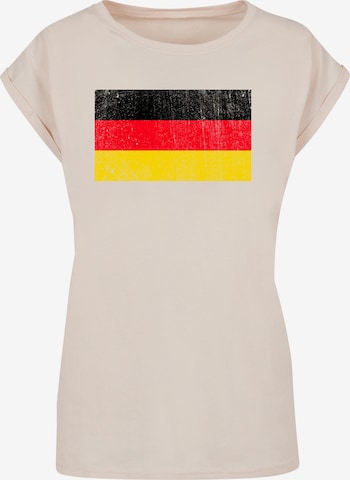 T-shirt F4NT4STIC en beige : devant