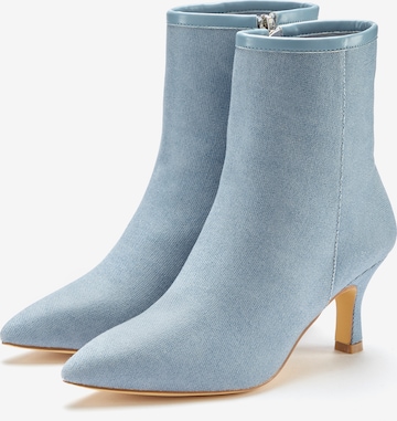 LASCANA Ankle Boots in Blue