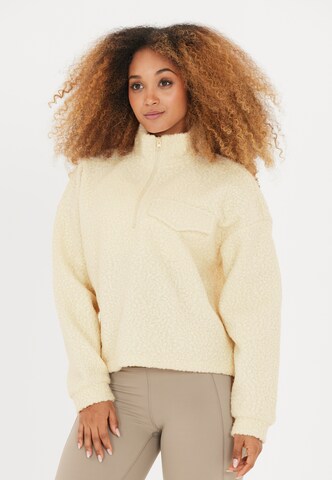 Athlecia Sportpullover 'Florrie' in Beige: Vorderseite