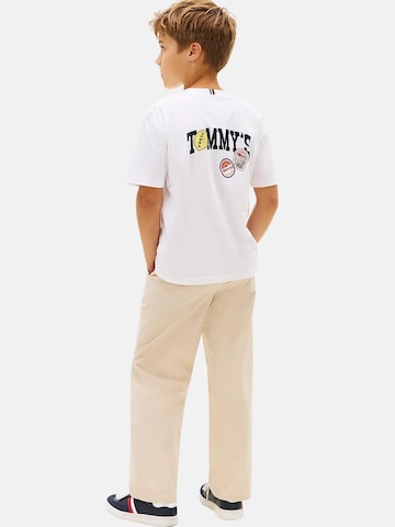TOMMY HILFIGER T-shirt i vit