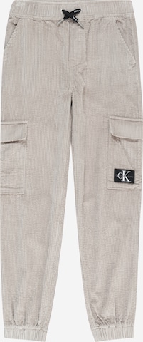 Calvin Klein Jeans - Loosefit Calças em cinzento: frente