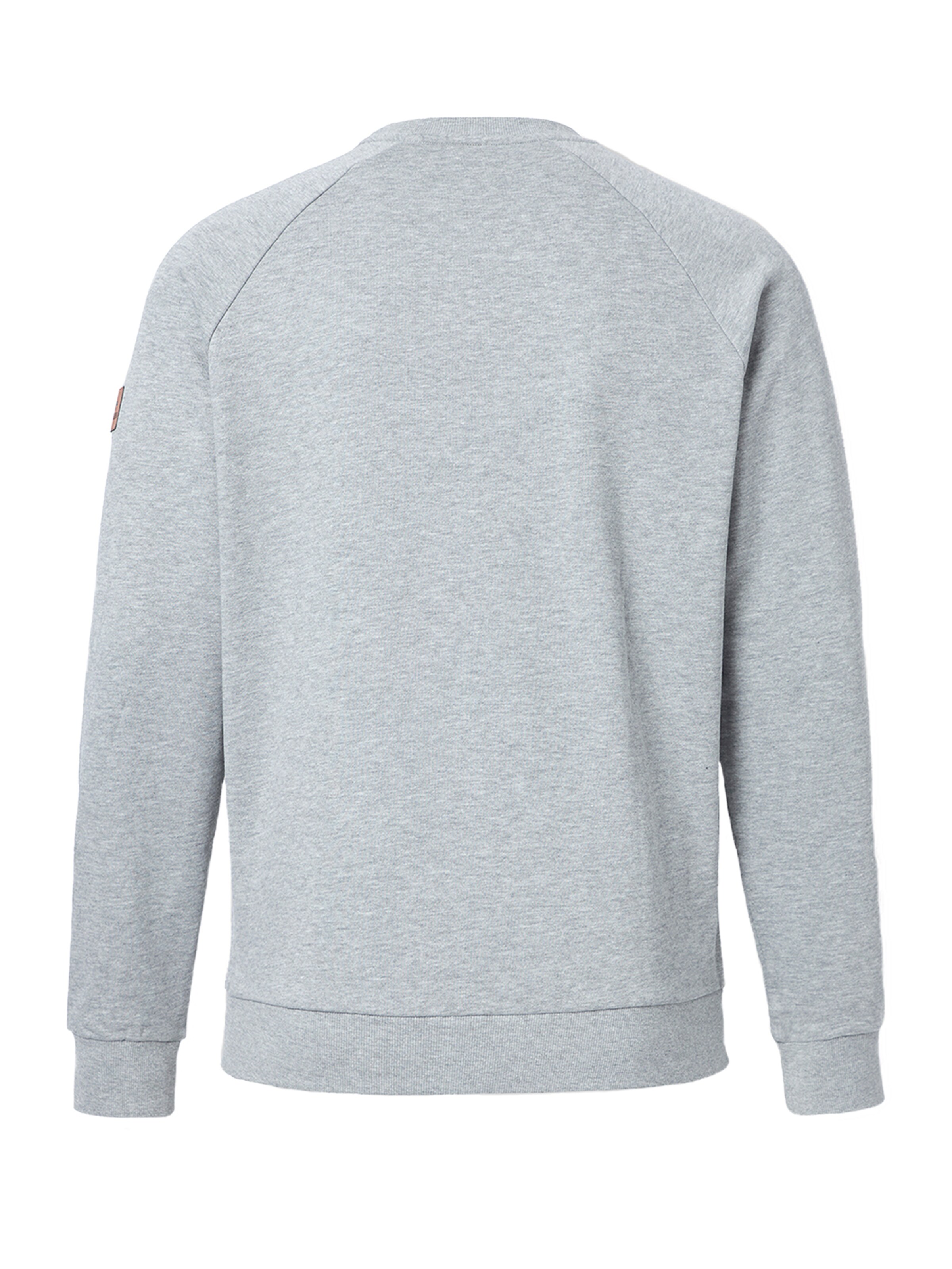 FORSBERG Sweatshirt 'mit Frottee Logo' in Grey