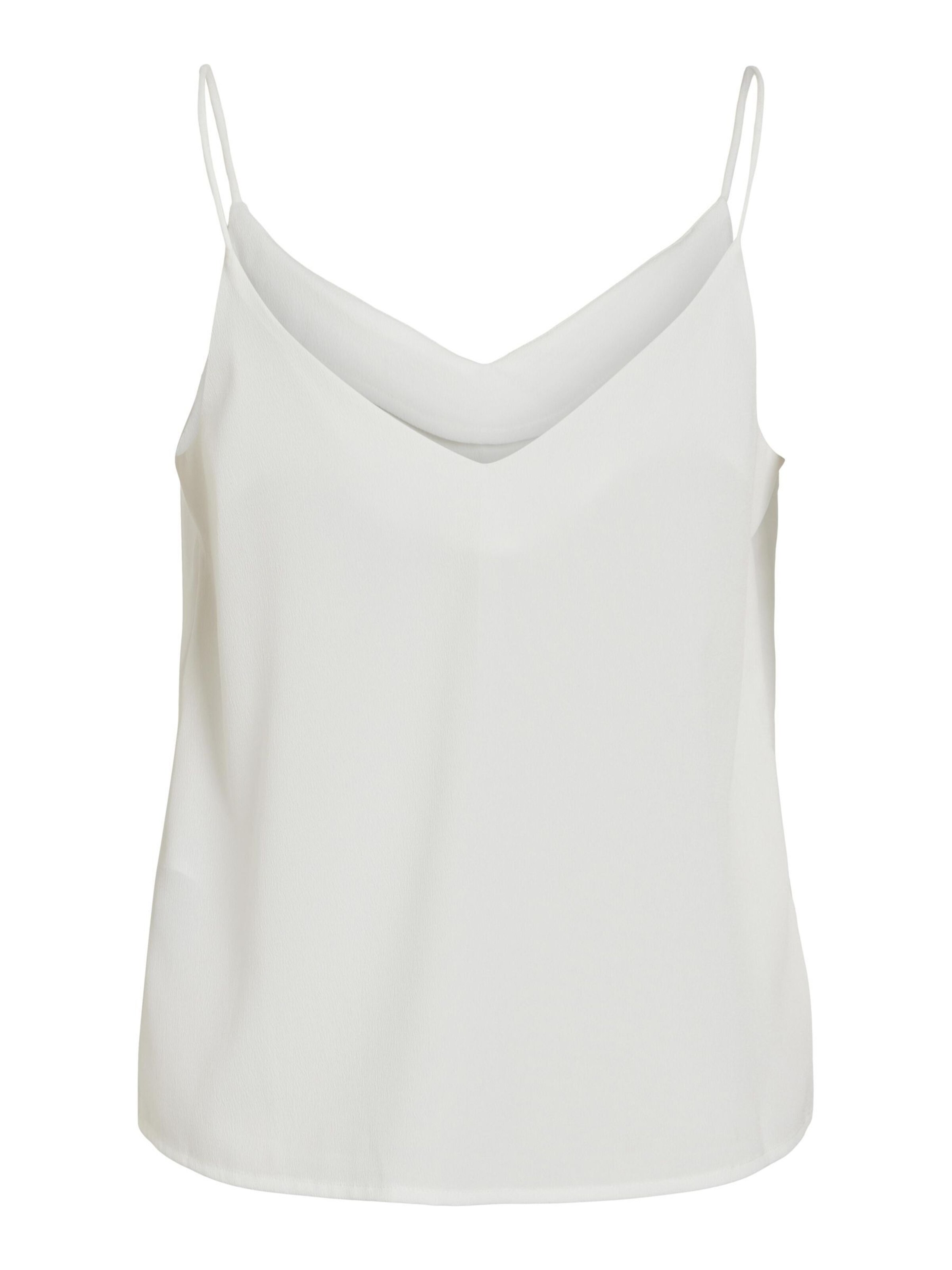 VILA - Top en blanco: frente