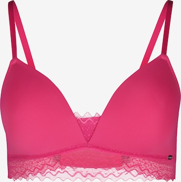 Skiny Triangel BH i pink: forside