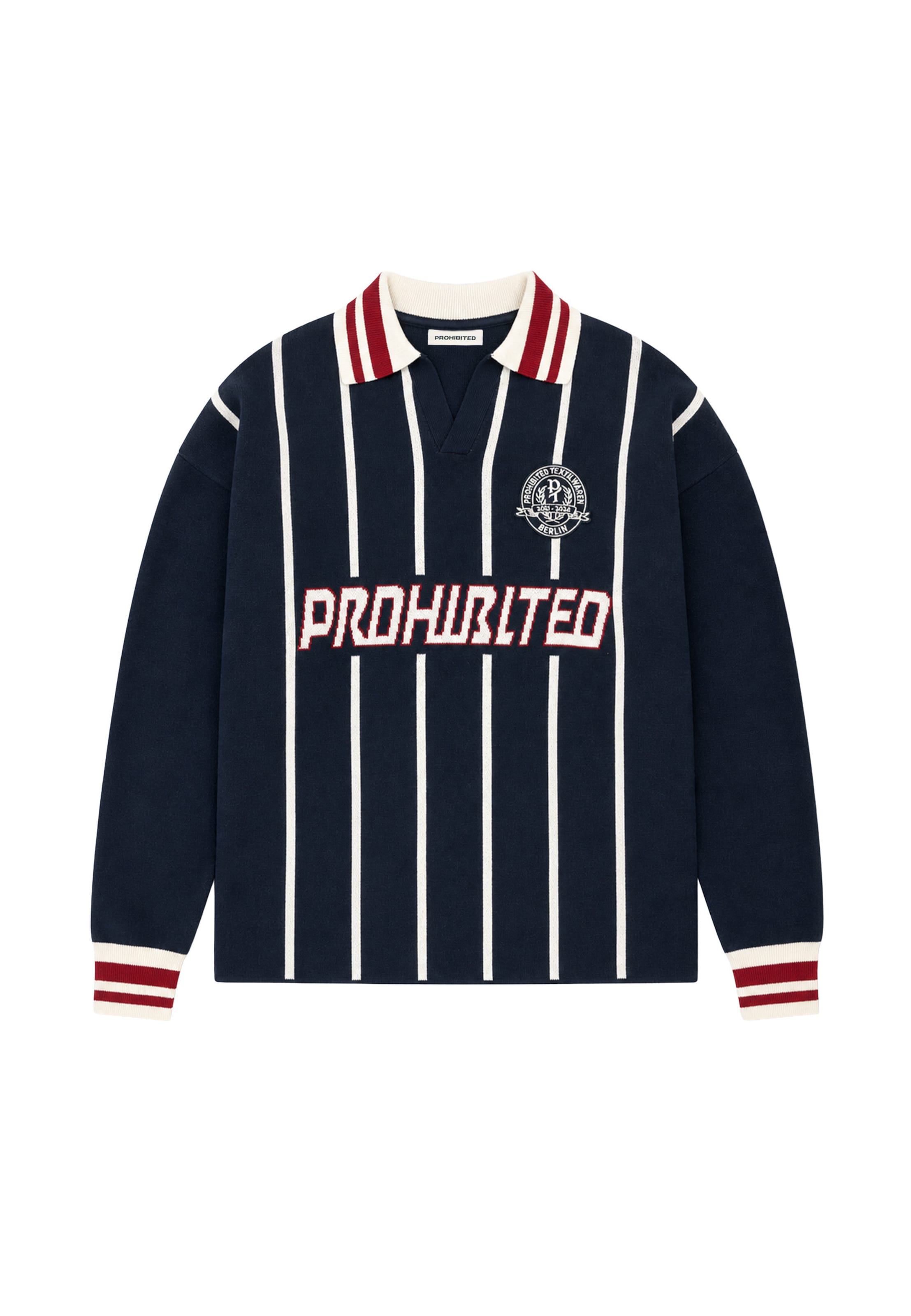 Prohibited - Jersey 'Field Numbers' en azul: frente