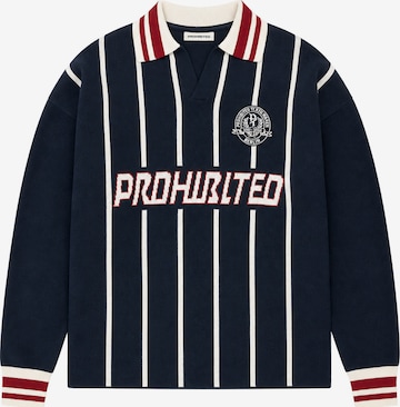 Prohibited - Jersey 'Field Numbers' en azul: frente