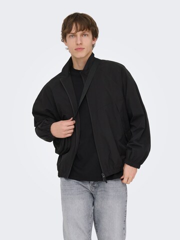 Only & Sons Overgangsjakke 'ONSMatt' i sort: forside