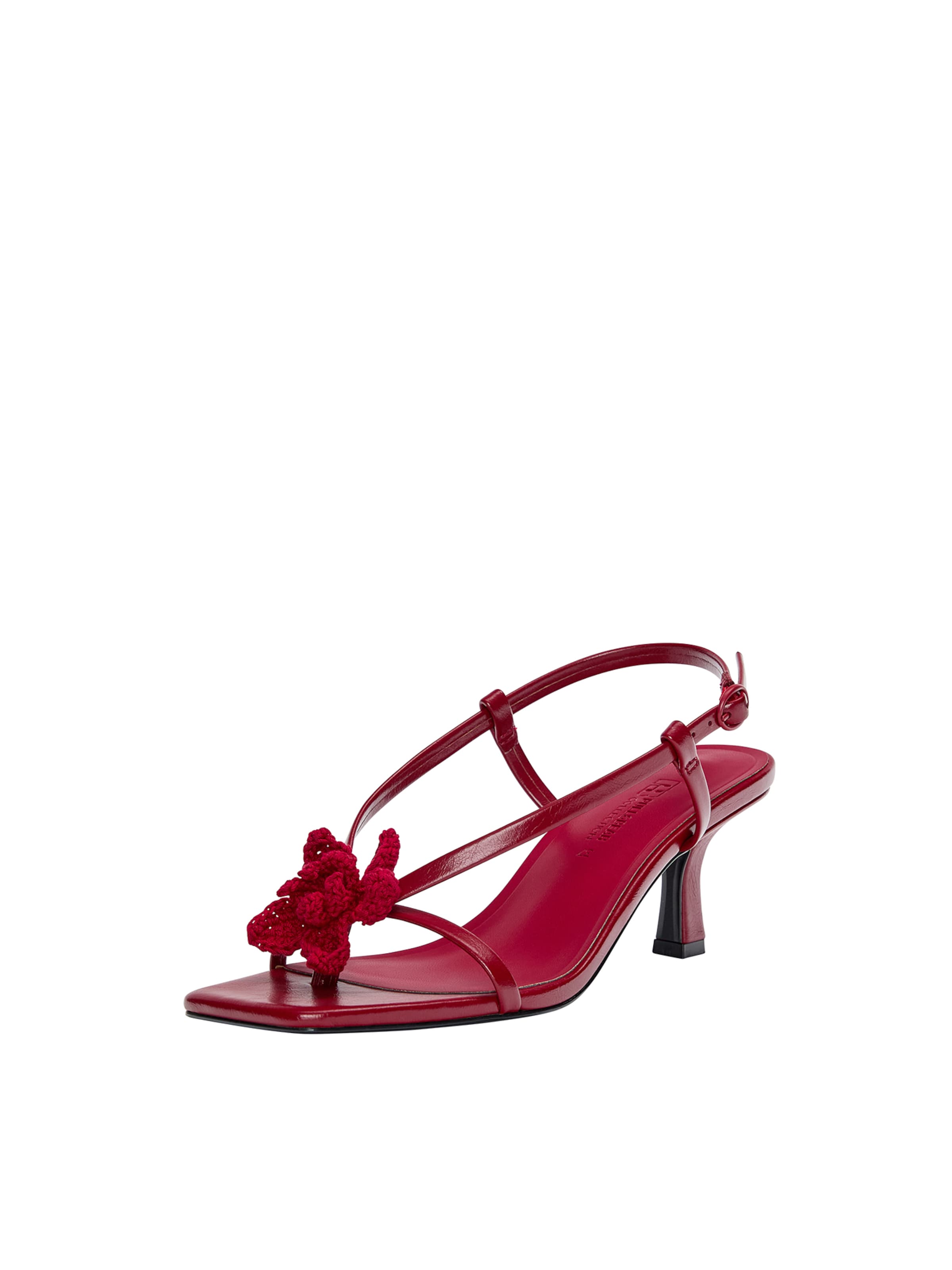 Pull&Bear Zehentrenner in Rot: Vorderseite