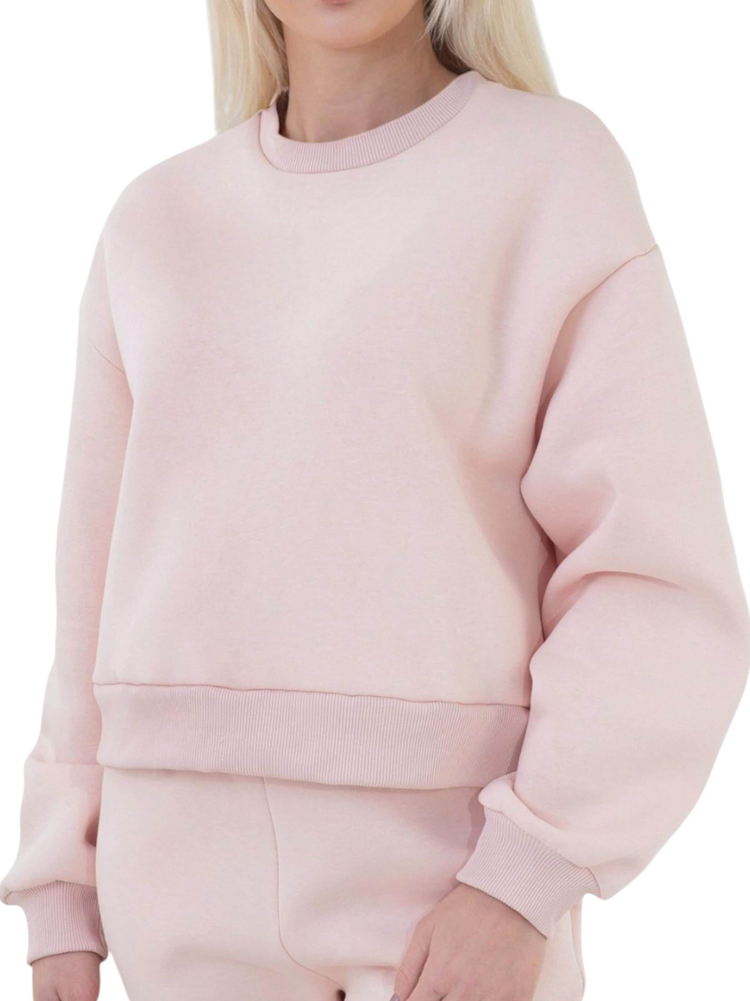 Pullover extra large 'CozyEssential Sweater' di fashionshowcase in rosa