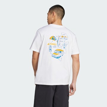 ADIDAS TERREX Functioneel shirt in Wit: voorkant